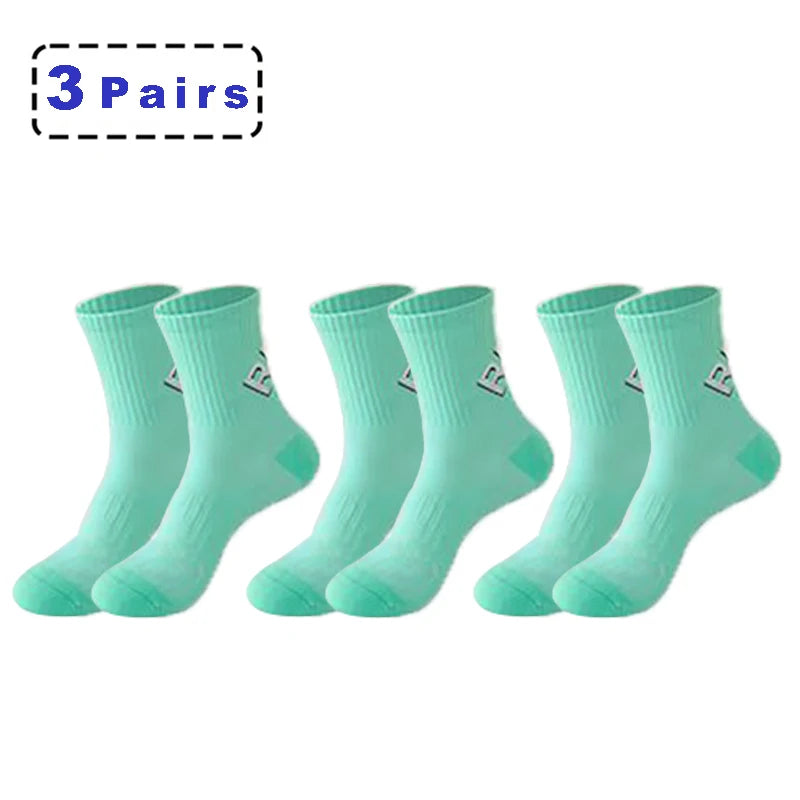 1 Pair Of Running Socks For Men And Women, Short Tube Towel Bottom Sports, Low Top Marathon, Fitness Basketball Pressure Socks