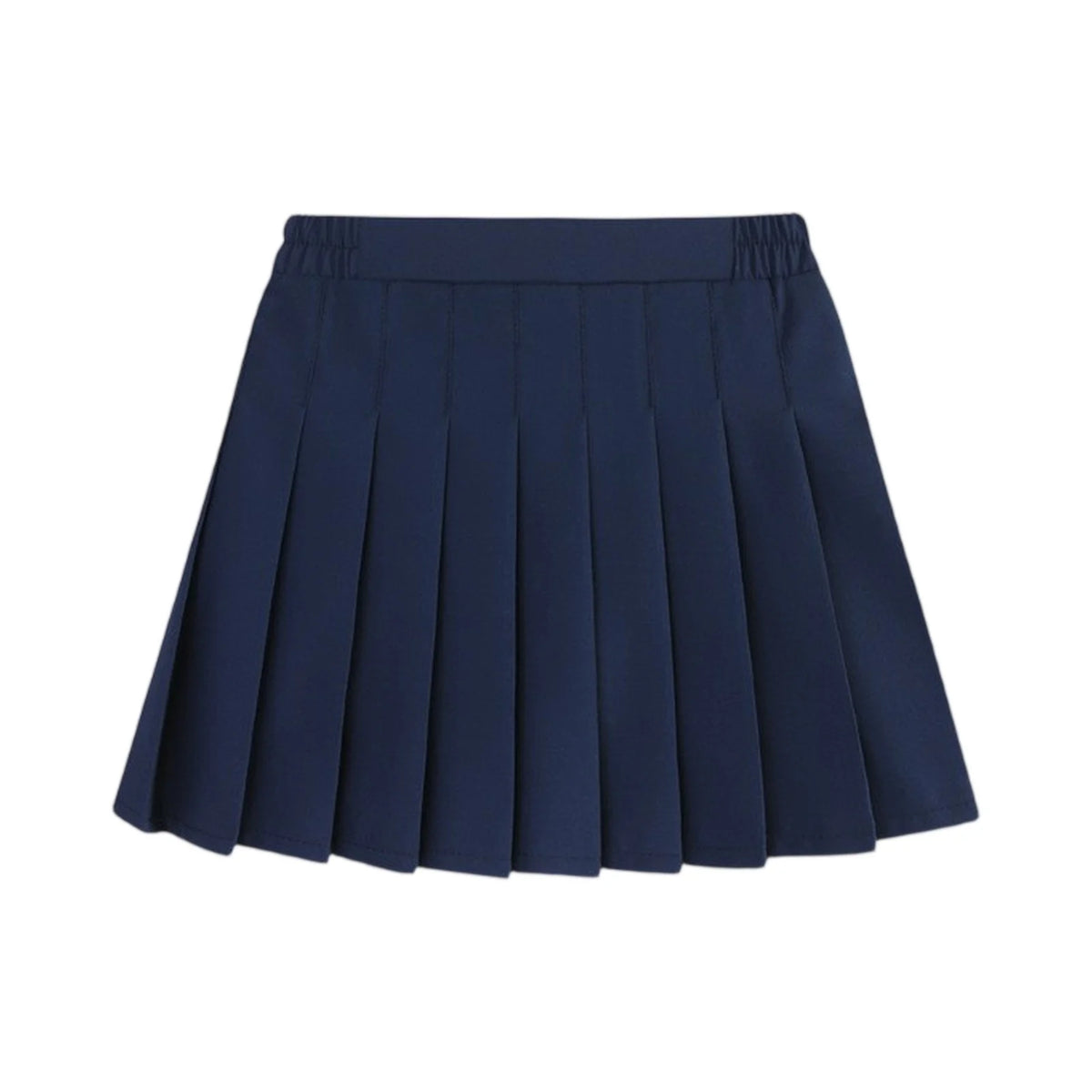 Children Summer Skirts Kids A Line High Waist Mini Dress Girls Solid Color Pleated Skirt Student Uniform Skirts