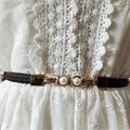 Ladies Adjustable Thin Belts For Women Fashion Luxury Brand Designer Style Skinny Coat Jacket Dress Waist Belt Female