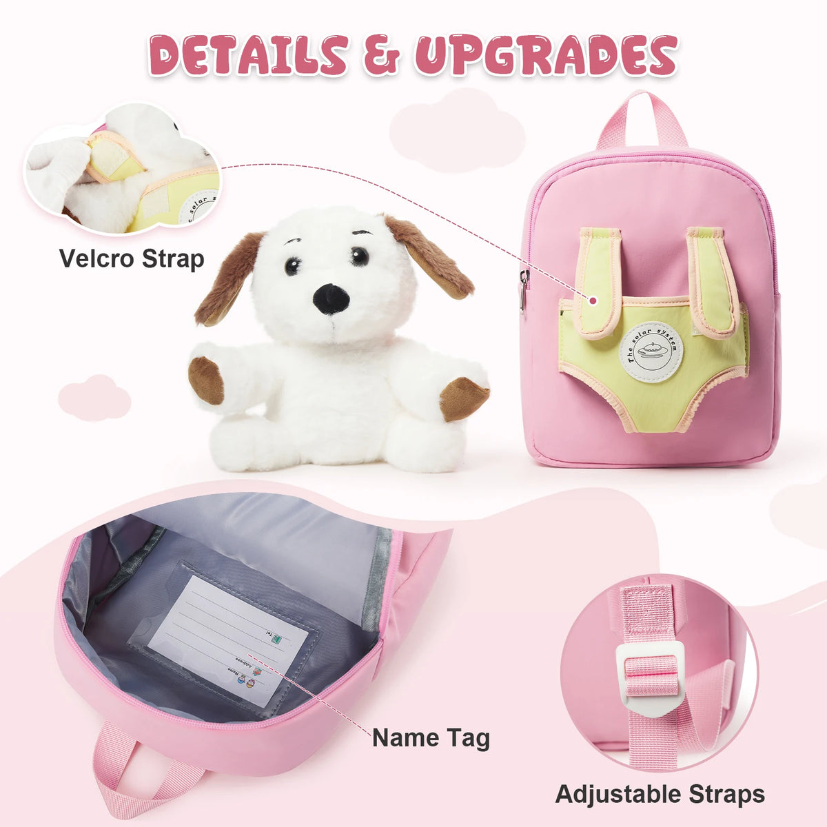 Plush Backpack Girls Boys Cute Preppy Kawaii Plushie Doll Fur Bag Children's Bag School Bag Mini Bags Kids Backpack Kindergarten