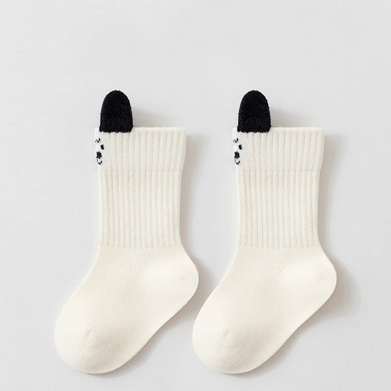 Cute Kids Socks For Girls Boys Soft Cotton Baby Toddler Boy Girl Sock Cartoon Children's Short Socks Autumn Winter 0-8Years