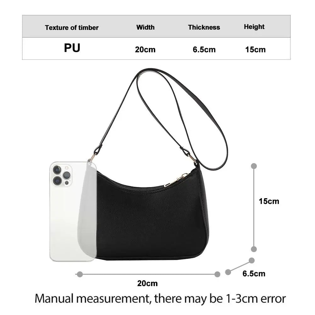 Fashionable Shoulder Bag Minimalist Retro Elegant Forearm Bag Commuting Gatherings Small Square Bag Underarm Bag Shoulder bag