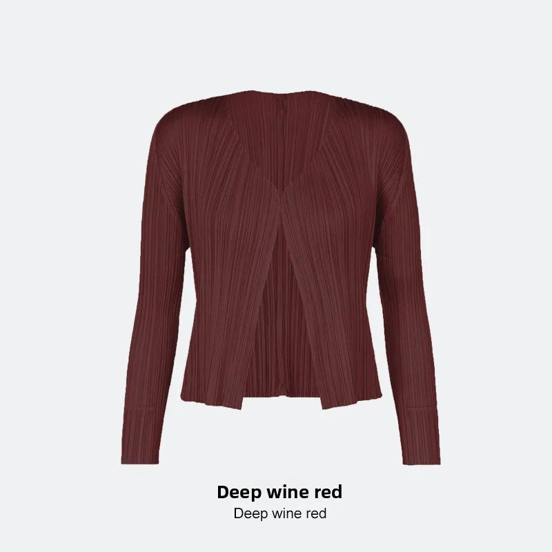 Qingbei Women's Slim Fit Short Outerwear Folded Sun Protection Light Design Fashionable Air Conditioning Cardigan Polyester L...