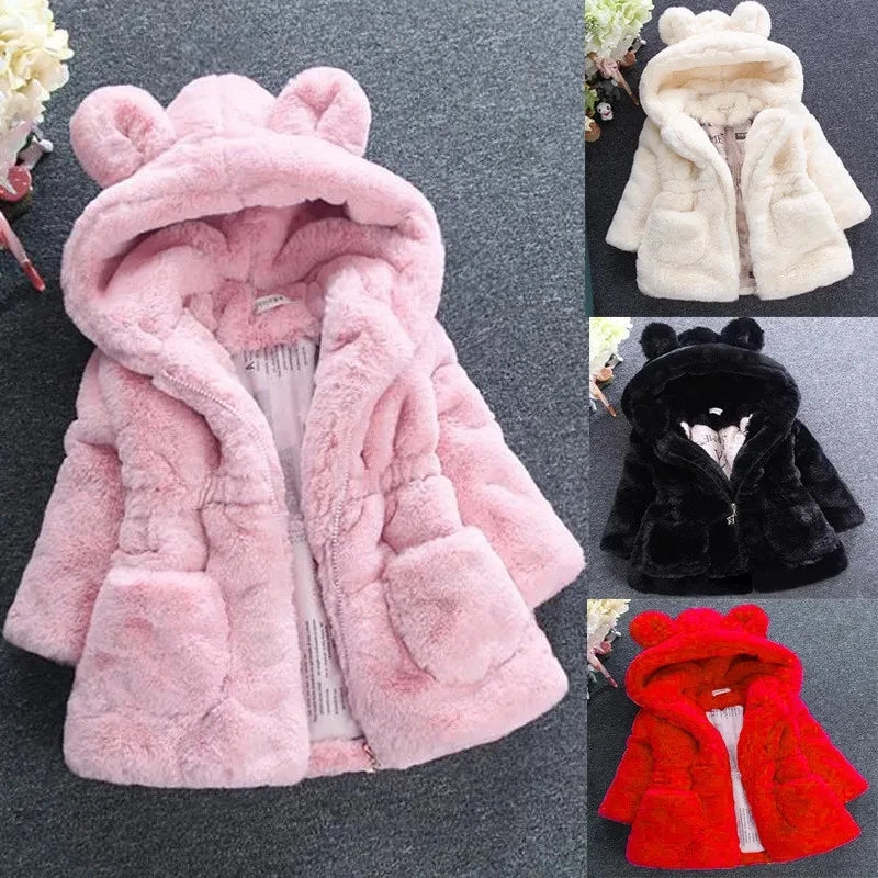 2025 Boys Jackets Children Hooded Outerwear Girls Warm Jacket Children Clothing Baby Outerwear Fashion Kids Zipper Coat Jacket