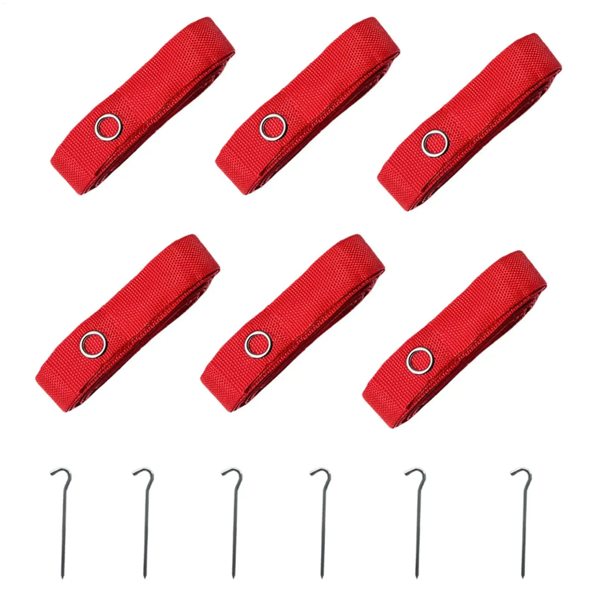 Beach Volleyball Lines Equipment Portable 8M Long Red Lines Marking Court Marker for Sand Training Beach Party Outdoor Sports