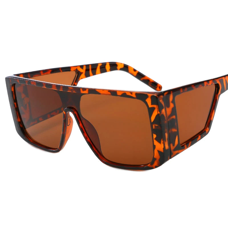 Oversized Sunglasses Men Retro Male Goggle Glasses