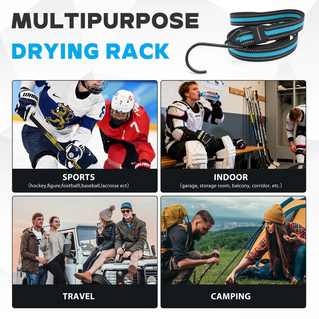 Baseball Gear Hook Hanger Hockey Equipment Rack Ice Hockey Drying Rack Hanging Gear Drying Hanger Baseball Sports Gear Hanger