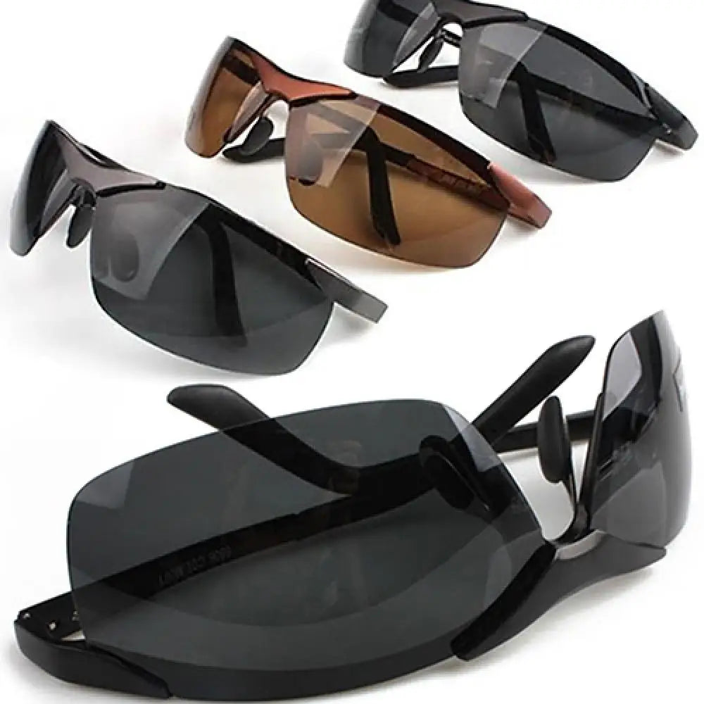 Men's Cool  Sunglasses Fashion Police Metal Frame Polarized Sunglasses Driving Glasses Eyewear