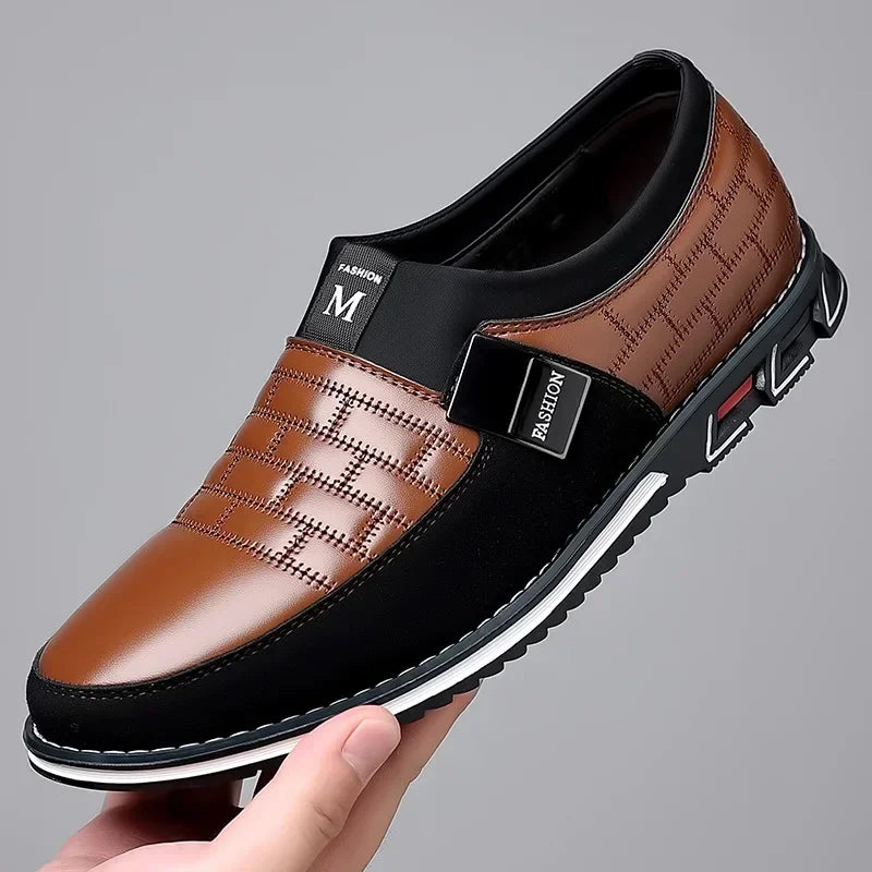 Casual Leather Shoes for Men Trend Men Business Shoes Office Comfort Working Footwear Man Loafers Big Size 38-50 Tenis Masculino