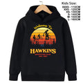 Cartoon Girls Boy Hawkins Demogorgon Hooded Sweatshirt  Children's Fashion Casual Tops WILL Girls Clothing Hoodies