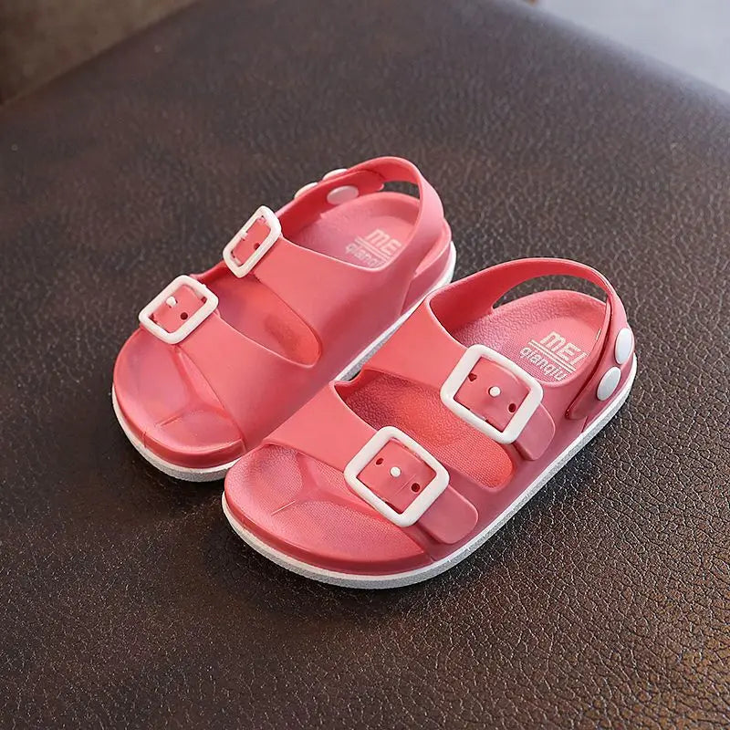 Fashion Kids sandals Children Outdoor Soft Shoes Children's Non-slip Sandals Summer Boys' Soft Shoes Boys England Style Sandals