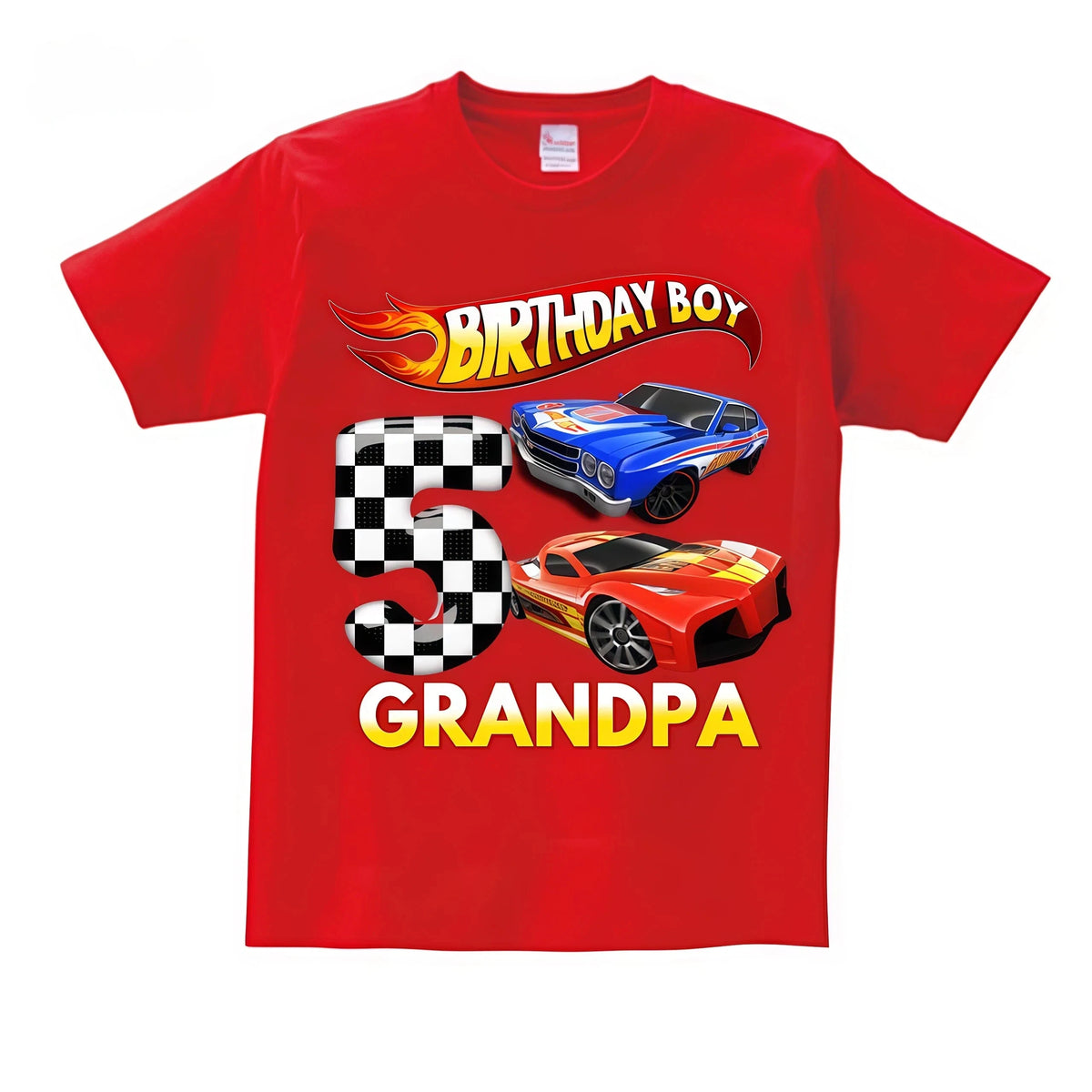 Kids Racing Birthday T Shirt 5 Year Old 2nd T Shirt Kids Shirts for Children Party BOYS Summer Custom Name Toddler Baby T Shirts