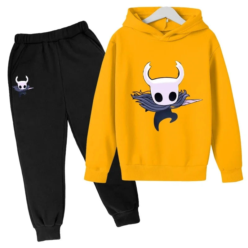 children Fashion New Popular Hot game Hollow Knight kids Hoodies  Personality Anime Hoodie Harajuku Sweatshirts boy hoodie sets