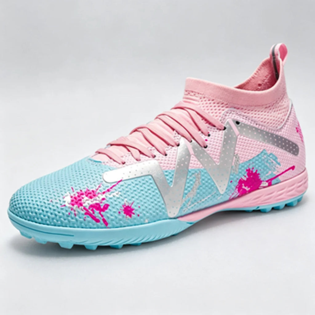 New Men Women Football Shoes Outdoor Competitions Training Soccer Shoes Comfort Breathable Long Nails Anti Slip Sneakers