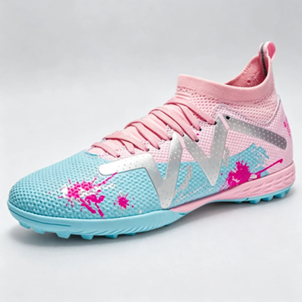 New Men Women Football Shoes Outdoor Competitions Training Soccer Shoes Comfort Breathable Long Nails Anti Slip Sneakers