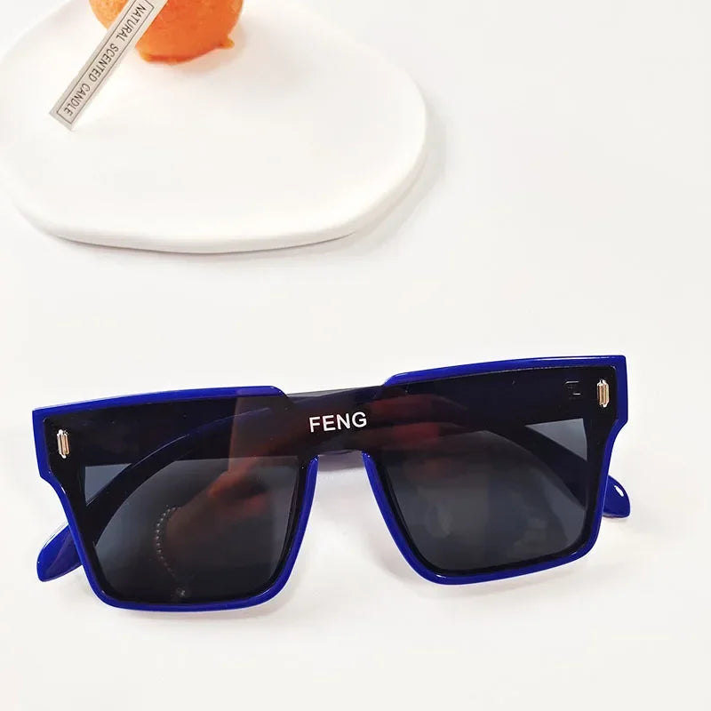 Korean Style Kids Sunglasses Children Boy Girl Retro Cute Square Frame Sun Glasses UV400 Eyewear