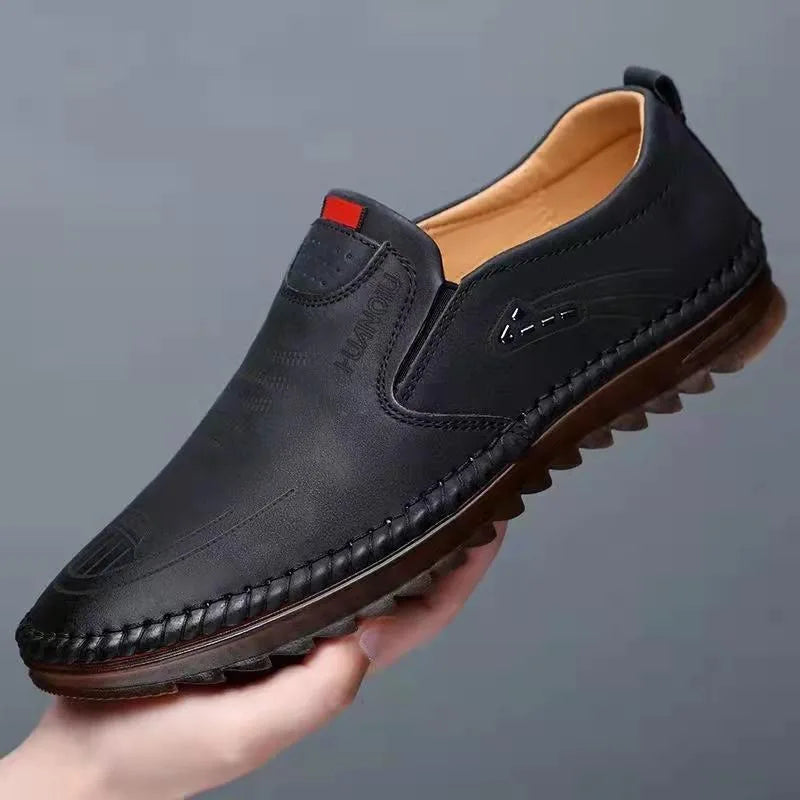 Men Loafers Lightweight Men's Driving Shoes Brand Anti-Slip Comfortable Flat Shoes Designer Rubber Sole Breathable Shoes