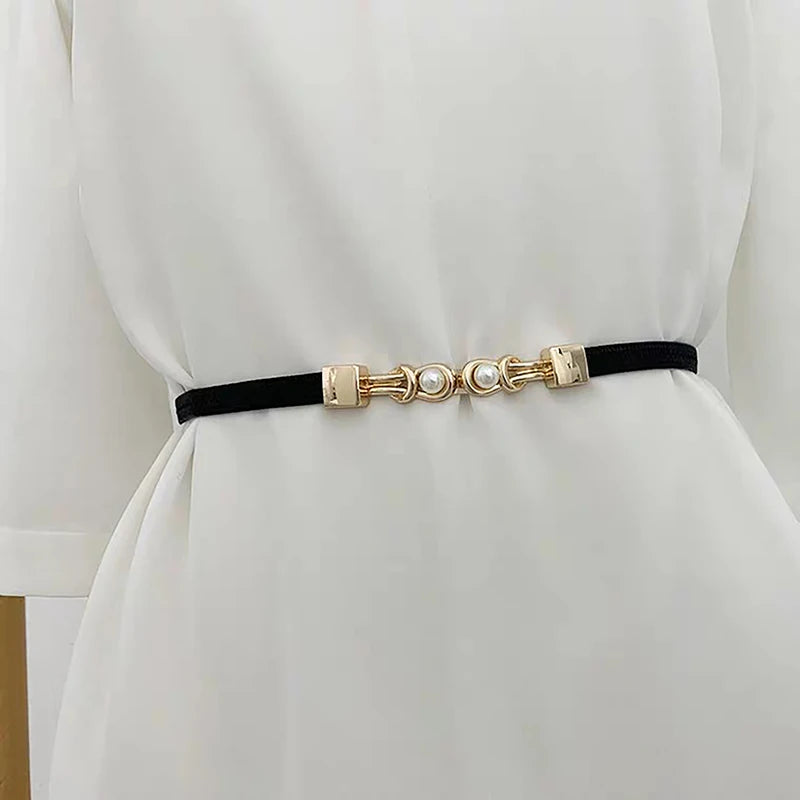 Ladies Adjustable Thin Belts For Women Fashion Luxury Brand Designer Style Skinny Coat Jacket Dress Waist Belt Female