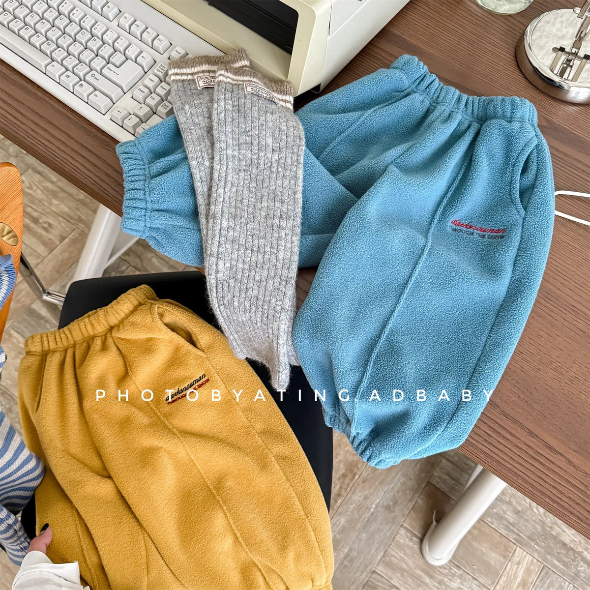 Children's Pants 2025 Autumn Winter Toddler Boys Warm Sweatpants Baby Girls Fleece Casual Trousers Kids Clothes