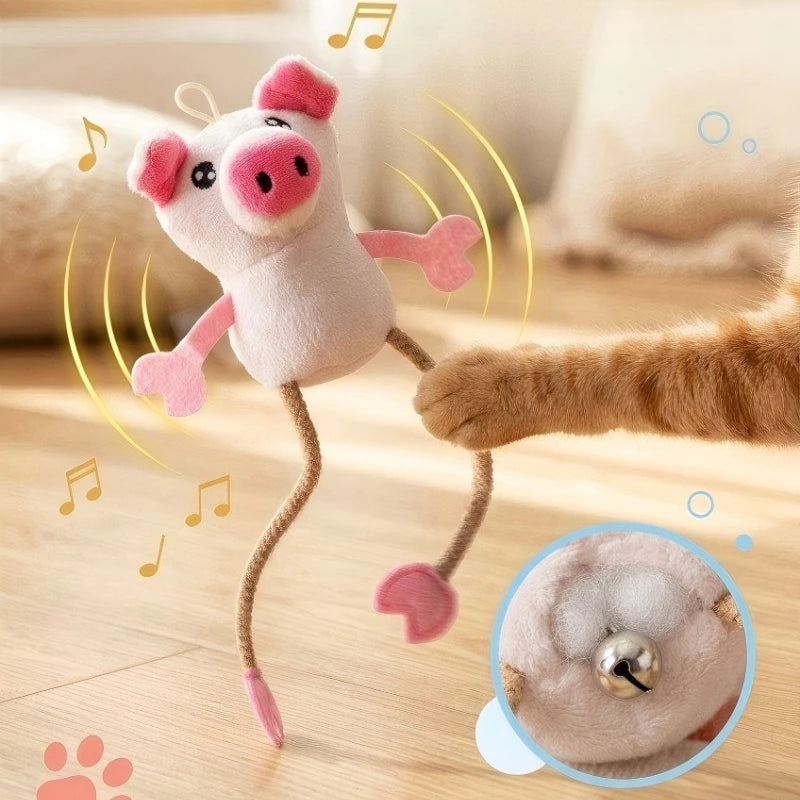 Cat Dog Toys Sound Interactive Plush Pig Pet Products Large And Small Dog Chew Squeak Toy Puppy Teething Cleaning Pet Supplies