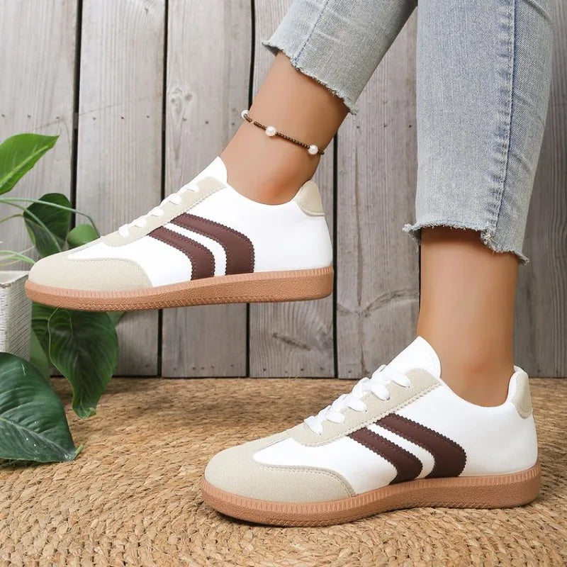 Women's Flat Versatile Sports Shoes Breathable Soft Bottom Rubber Outsole Round Toe Mesh Lining Spring Summer Autumn Seasonal.