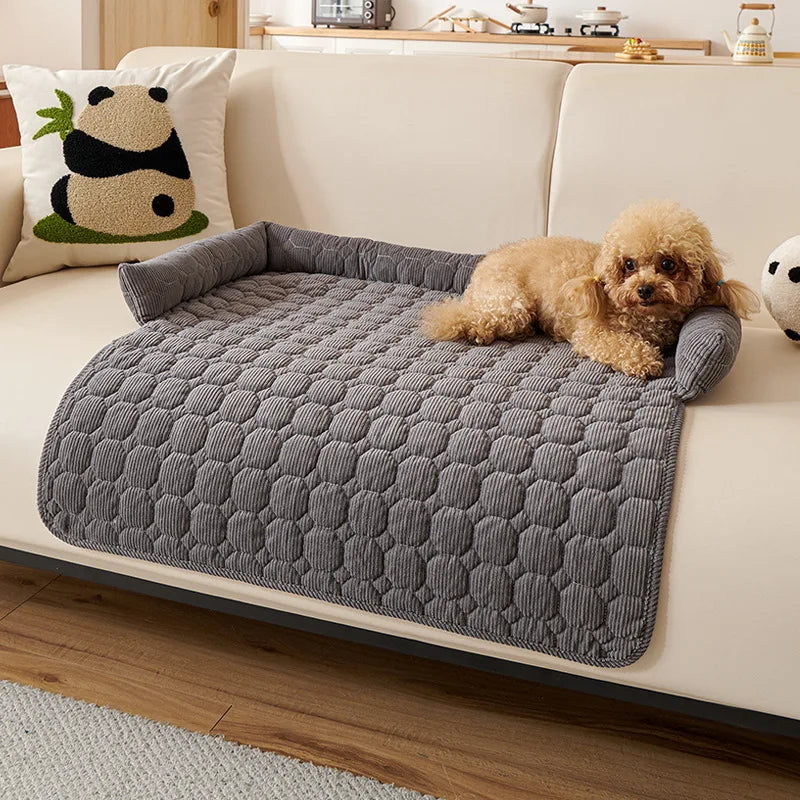 Thickened Pet Sofa Cushion Anti-Scratch Non-Slip Dog And Cat Sleeping Nest Kennel Pad Cozy Pet Bed for Cats And Dogs