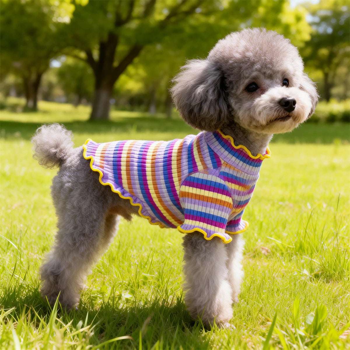 Pet Dog Clothes Puppy Vest T-shirt Shirt Cute Spring Pet Skirt Dress Roupas para cães Bottoming Shirt Dog Costume Puppy Clothes