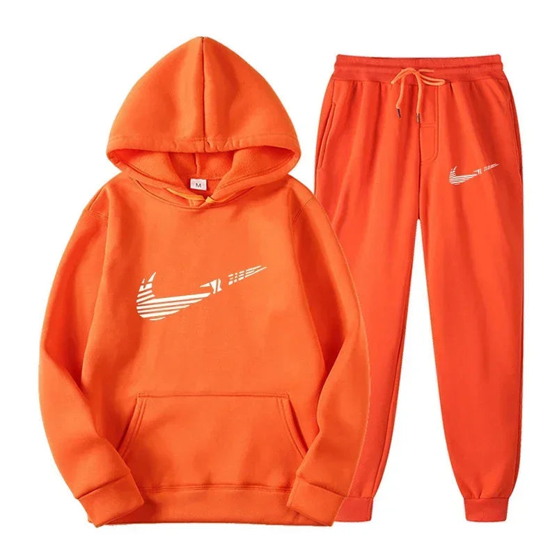 A versatile multi-functional sportswear suitable for both men and women, featuring a hooded sweatshirt, suitable for outdoor tra