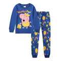 Cartoon Peppa Pig Movable Doll Pajamas Set for Boys and Girls