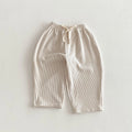 Kids Corduroy Pants for Boys Girls Casual Pocket Elastics Waist Pants Children Winter Casual Trousers Toddler Girl Clothing