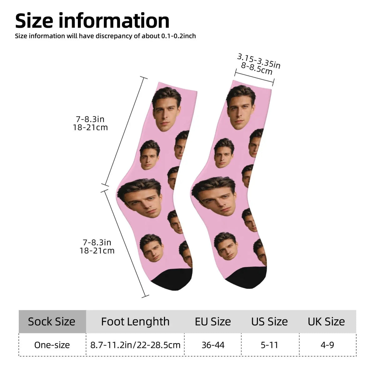 Custom Avatar Socks for Men and Women Custom Photo Socks Personalized Picture Socks Photo Socks Personalized Gifts