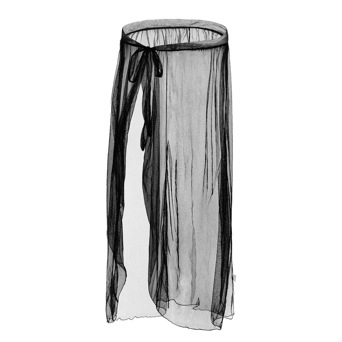 Men Pajamas Sexy Mesh Sleep Bottoms Man See Through Long Sleepwear Culottes Transparent Side Spilt Nightdress