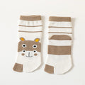 3-12Y Kids Toe Socks Girls Boys Five Finger Socks Autumn Winter High Tube Cotton Crew Socks Cute Cartoon Kawaii