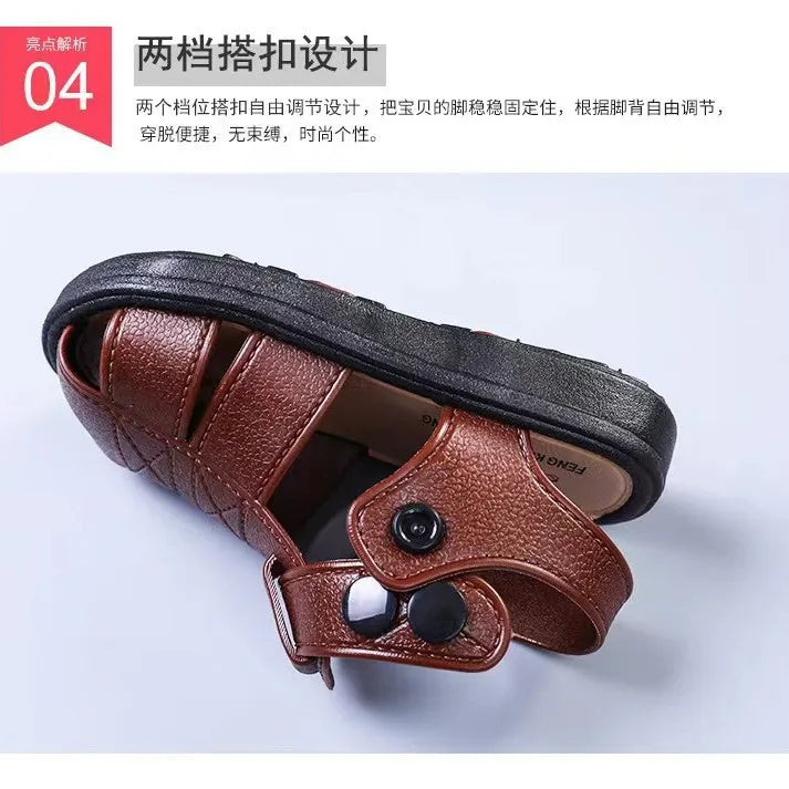 Kids Sandals Summer Baby Boys Beach Sandals Fashions Solid Color Infant Girls Sneakers