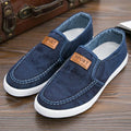 Men's Breathable Canvas Loafers – Lightweight Denim Slip-On Sneakers, Casual Walking Flats for Spring/Summer