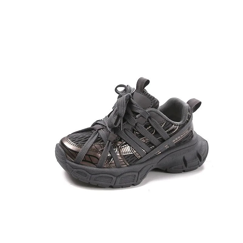 Children's Sneakers Chunky New Girls Basketball Shoes Fashion Versatile Kids Causal Boys Sports Shoes for School Breathable