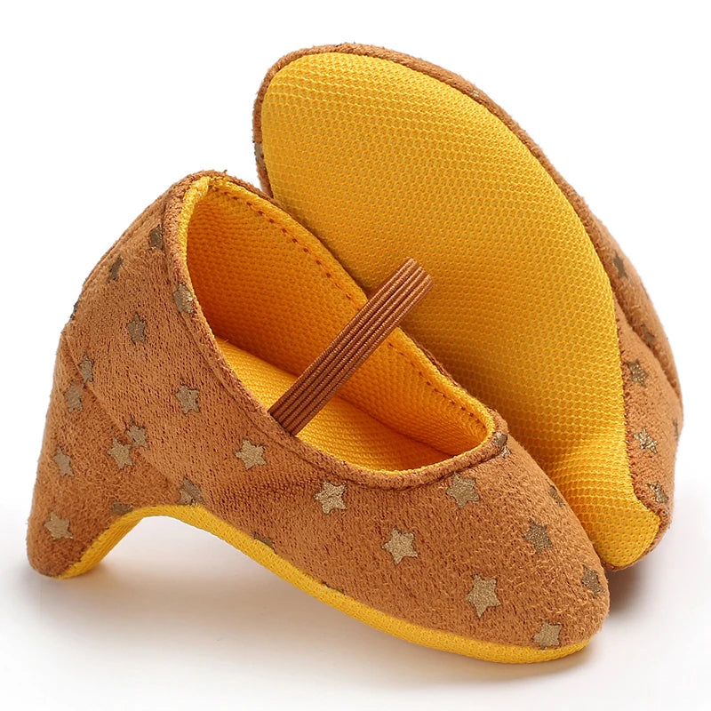 10CM/10.5CM Fashion Infant Newborn Baby Girl High Heels Shoes Princess Bow First Birthday Party Shoes Photo Props Shoes