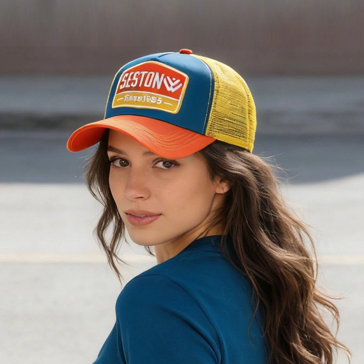 Branded Hats for Men, Spring and Summer Universal Baseball Caps, Large Head Circumference, Youthful Appearance, Face-Slimming Effect, Sun Protection Sun Hats