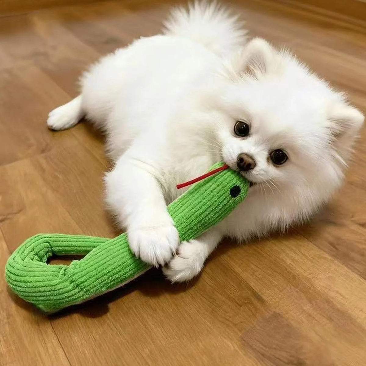 Pet Sound-Making Paper Toys Soft Plush For Teeth Grinding Interactive Chewing Simulation SnakeToyCats&DogsRelieve Stress Boredom