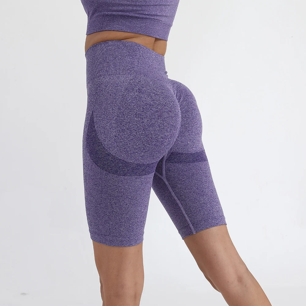 Women Sports Leggings Sportswear Woman Gym Legging Seamless Yoga Shorts Tummy Control Women's Shorts Fitness Female Clothing