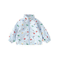 Toddler Boys Jacket Autumn Fashion Versatile Cartoon Printed Plaid Baby Boys Coats Round Neck Long Sleeves Kids Baby Boys Tops