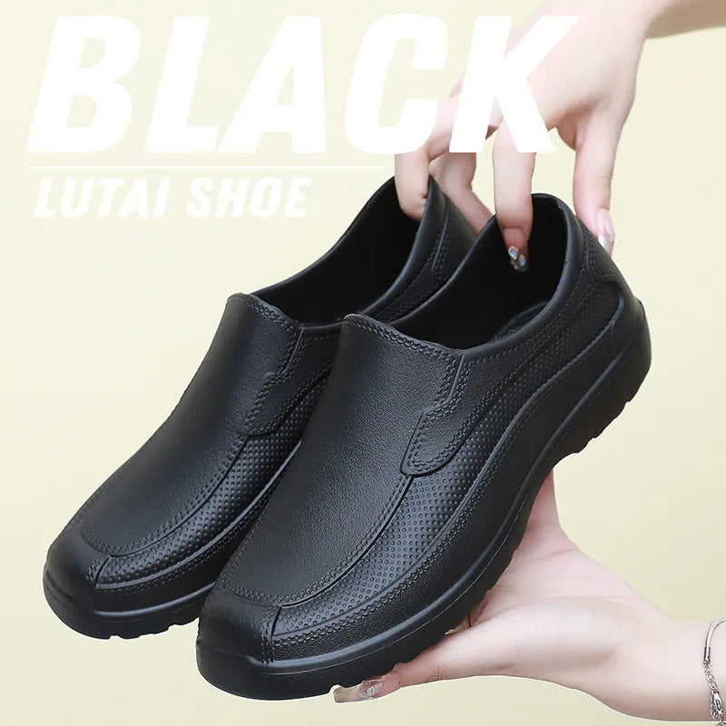 Men's Four Season Universal Rain Boots Commuting Anti Slip Waterproof Light Wear-Resistant Rubber Chef Work Shoes for Women 2026