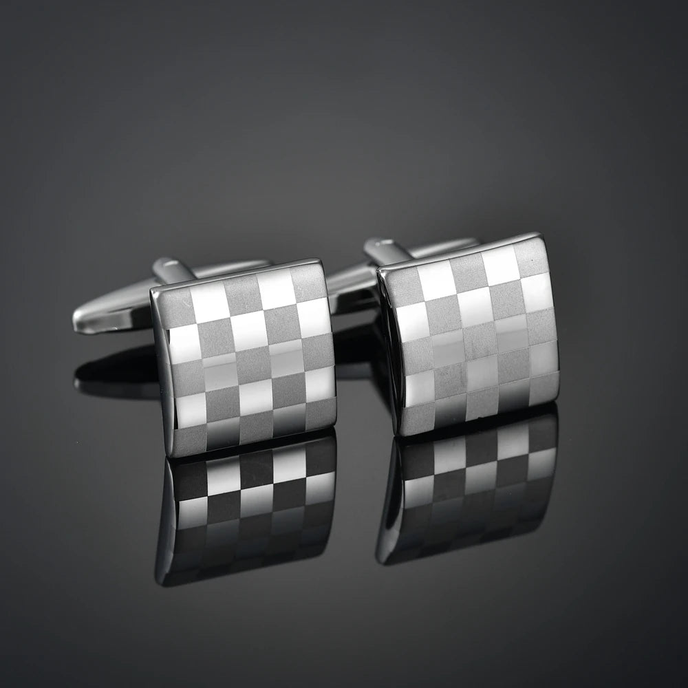High Qualit Men's Jewelry Cufflinks Luxury Design Leather/Deer/Gold Bar/Fish/Bike Cufflinks French Shirt Gemelos