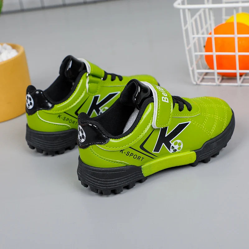 Soccer Cleats for Kids 2024 New Children Football Cleats Fashion Firm Ground Soccer Shoes