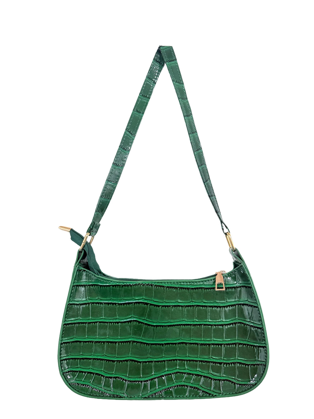 Vintage Patent Leather Shoulder Bag Fashion Women's Handbags Casual Designer Hobos Underarm Bag