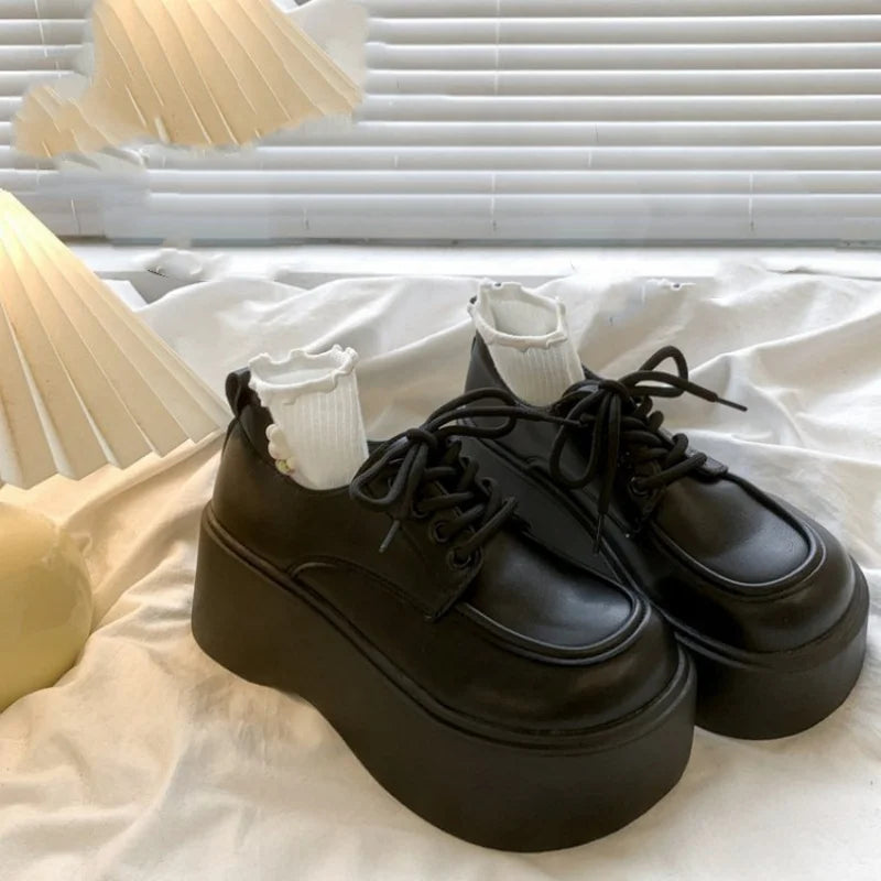 Fashionable New Sexy and Elegant Loafers Spring/autumn Round Toe Comfortable Thick Sole Non Slip Casual Sports Shoes for Women