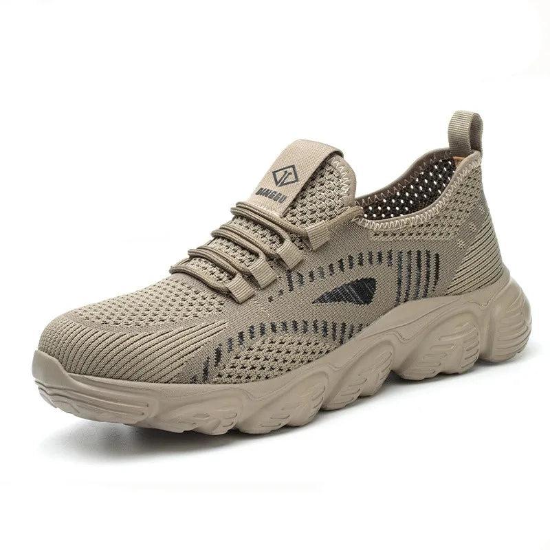 New Men Work Boots protection Shoes With Anti Smashing and Anti Piercing Steel Toe Caps, Safety Shoes Wear Resistant Seasons