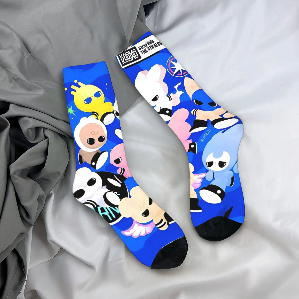 Stockings for Kids  Design Gothic Socks Autumn Socks KPOP S-Strays Band Hyunjin  Felix Bang Chan Men Outdoor Quality Socks