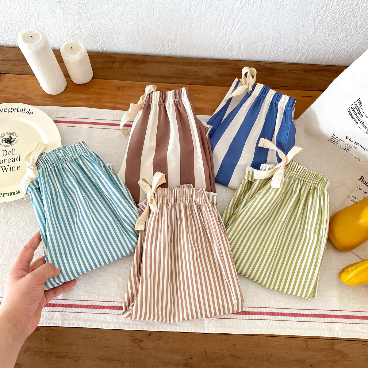 1-6 Age Children's Clothes Summer Striped Casual Trousers Korean Style Fashion Kids Harem Pants Toddler Costume Girl Boy Pant