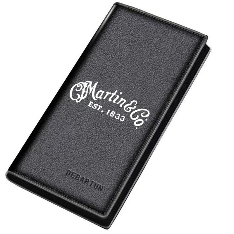 Martin guitars established year company Men's Long Wallets Business Stylish Printing Design Casual Use Christmas Valentine's Fat